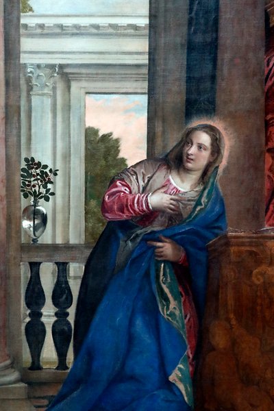 Jungfrubebådelsen 1500-talet (olja på duk) av Veronese
