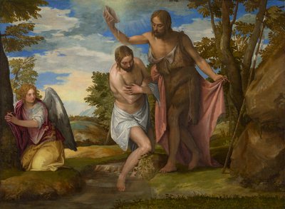The Baptism of Christ, ca 1550-1560 (olja på duk) av Veronese