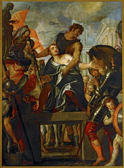 Sankt Menas martyrium ... (målning på duk) av (1528 88) Veronese