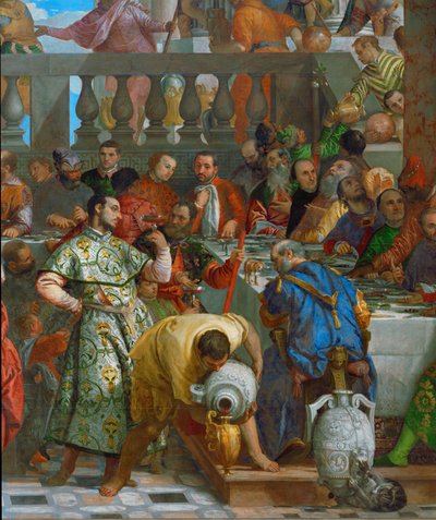 Bröllopet på Cana ... av (1528-88) Veronese