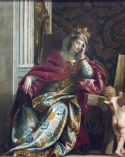 Vision av S:ta Helena av (1528 88) Veronese