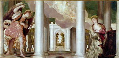 Tillkännagivande. Målning av Paolo Caliari dit Paolo Veronese (1528-1588) av Veronese