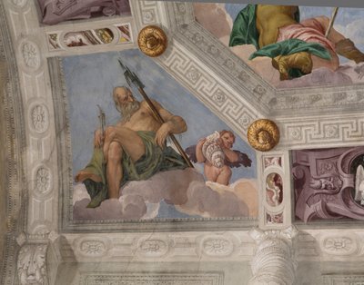 Paolo Caliari känd som Veronese, fresk, Villa Barbaro, Maser, Italien av Veronese