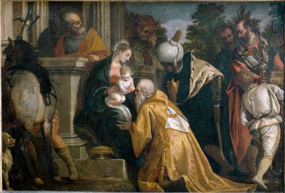 Visarnas tillbedjan (målning av Veronese