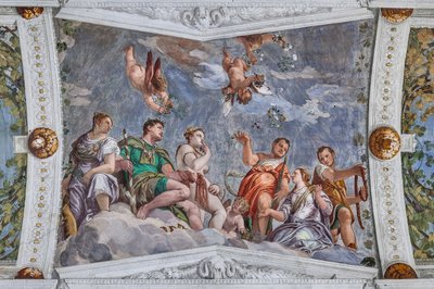 Kärlekens domstol, den äktenskapliga kärlekens rum av Veronese