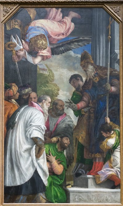 Die Weihe des heiligen Nikolaus von (1528-88) Veronese