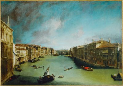 Canal Grande, Venedig (målning på duk) av (1697-1768) Canaletto
