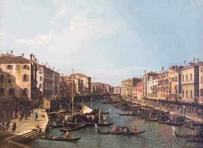 Utsikt över Venedig från Canal Grande av (1697-1768) Canaletto