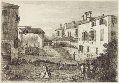 Doloporten (etsning) av Canaletto