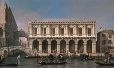 Suckarnas bro (olja på duk) av Canaletto