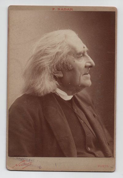 Franz Liszt (1811-1886) (1886, fotografi) av (1820-1910) Nadar
