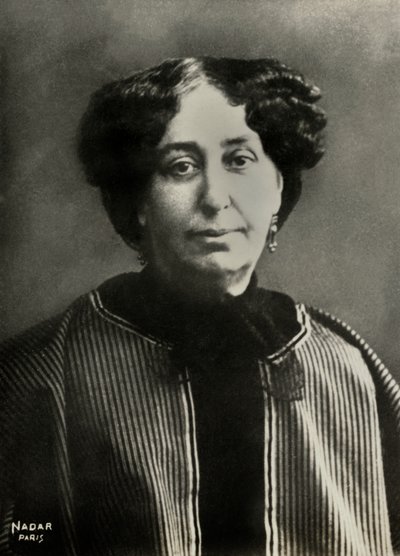 Porträtt av författaren George Sand ( 1804 av (1820-1910) Nadar