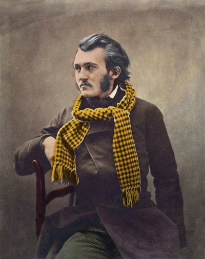 Gustave Dore (1832-1883) av Felix Nadar - senare färgläggning av Nadar