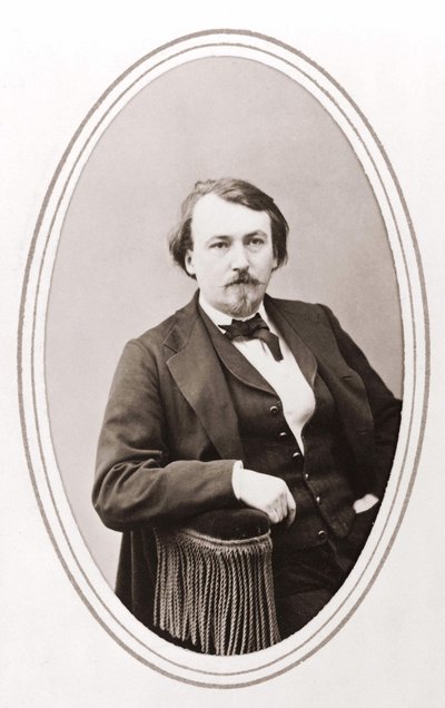 Porträtt av Gustave Doré (1832 - 188) av Nadar cirka 1865. av Nadar