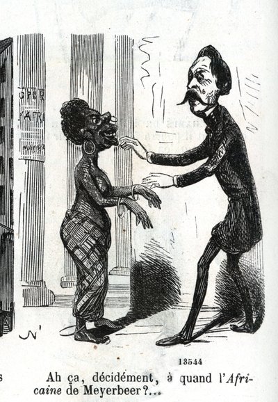 När är Giacomo Meyerbeer afrikansk? av Nadar