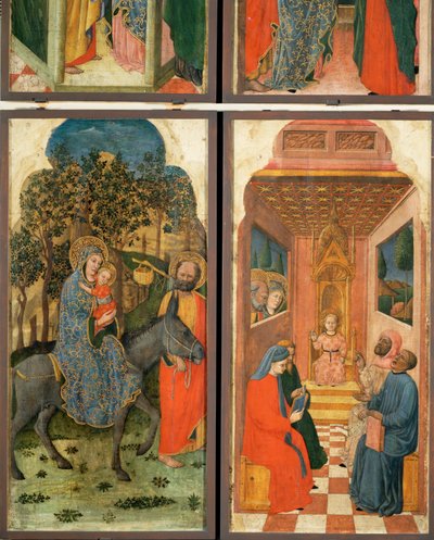 12 scener ur Jungfru Marias liv ... av (active c.1463 c.1490) Master of Wilten