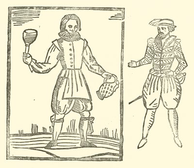 Illustration till The Roxburghe Ballads (träsnitt) av (after) English School