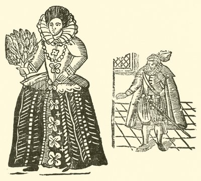 Illustration till The Roxburghe Ballads (träsnitt) av (after) English School