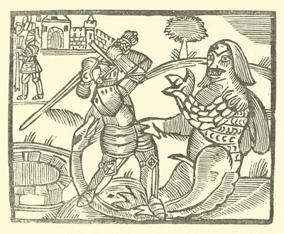 Illustration till The Roxburghe Ballads (träsnitt) av (after) English School