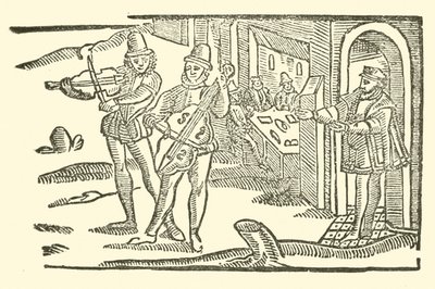 Illustration till The Roxburghe Ballads (träsnitt) av (after) English School