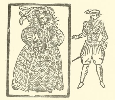 Illustration till The Roxburghe Ballads (träsnitt) av (after) English School