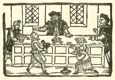 Illustration till The Roxburghe Ballads (träsnitt) av (after) English School