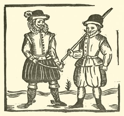 Illustration till The Roxburghe Ballads (träsnitt) av (after) English School