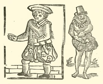 Illustration till The Roxburghe Ballads (träsnitt) av (after) English School