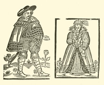 Illustration till The Roxburghe Ballads (träsnitt) av (after) English School