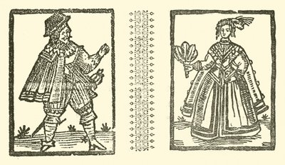 Illustration till The Roxburghe Ballads (träsnitt) av (after) English School