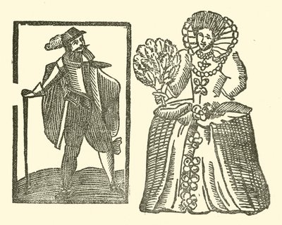 Illustration till The Roxburghe Ballads (träsnitt) av (after) English School