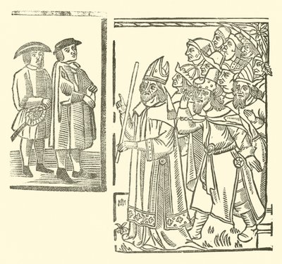 Illustration till The Roxburghe Ballads (träsnitt) av (after) English School