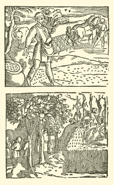 Illustration till The Roxburghe Ballads (träsnitt) av (after) English School