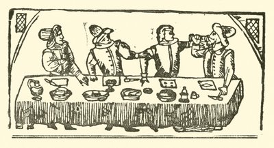 Illustration till The Roxburghe Ballads (träsnitt) av (after) English School