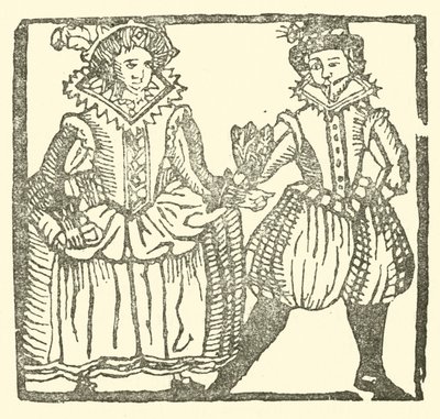 Illustration till The Roxburghe Ballads (träsnitt) av (after) English School