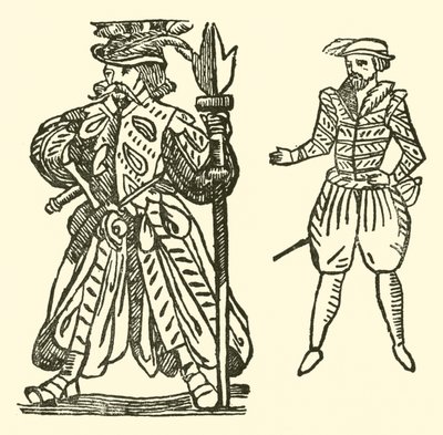 Illustration till The Roxburghe Ballads (träsnitt) av (after) English School