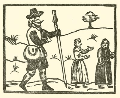 Illustration till The Roxburghe Ballads (träsnitt) av (after) English School