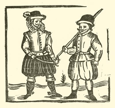 Illustration till The Roxburghe Ballads (träsnitt) av (after) English School