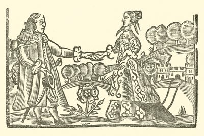 Illustration till The Roxburghe Ballads (träsnitt) av (after) English School
