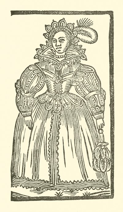 Illustration till The Roxburghe Ballads (träsnitt) av (after) English School