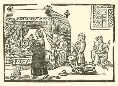 Illustration till The Roxburghe Ballads (träsnitt) av (after) English School