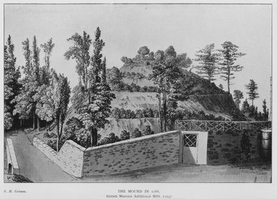 Marlborough, The Mound 1788 (litho) av (after) English School