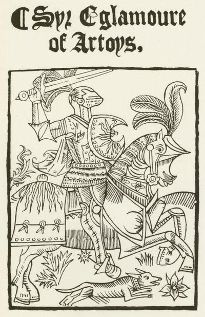 Sir Eglamoure Of Artoys (gravyr) av (after) English School