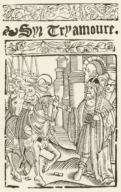 Sir Tryamoure (gravyr) av (after) English School