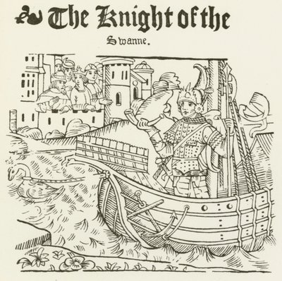 The Knight Of The Swanne (gravyr) av (after) English School
