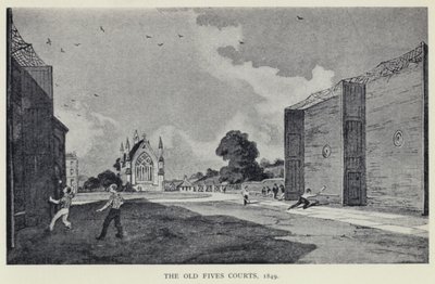 The Old Fives Courts av (after) English School