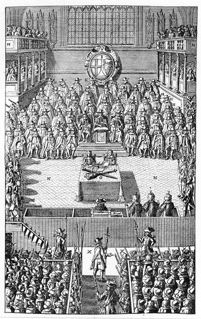 Rättegången mot Karl I, januari 1649 av (after) English School