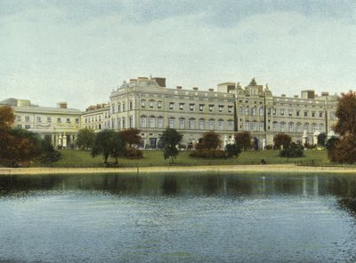 Buckingham Palace (färgad bild) av (after) English photographer