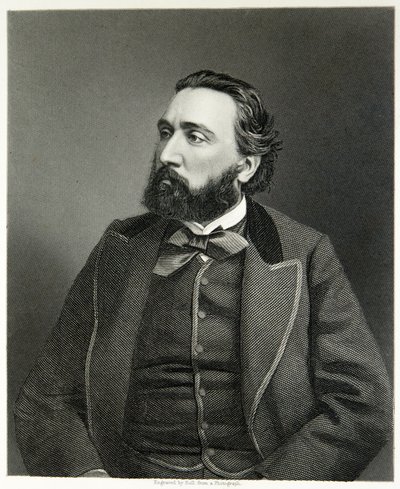 Leon Gambetta (gravyr) av (after) English photographer