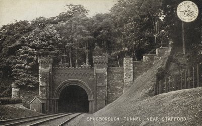 Shugborough Tunnel, nära Stafford (s/v foto) av (after) English photographer